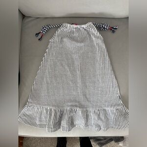 Vince Camuto Navy and White Striped Dress